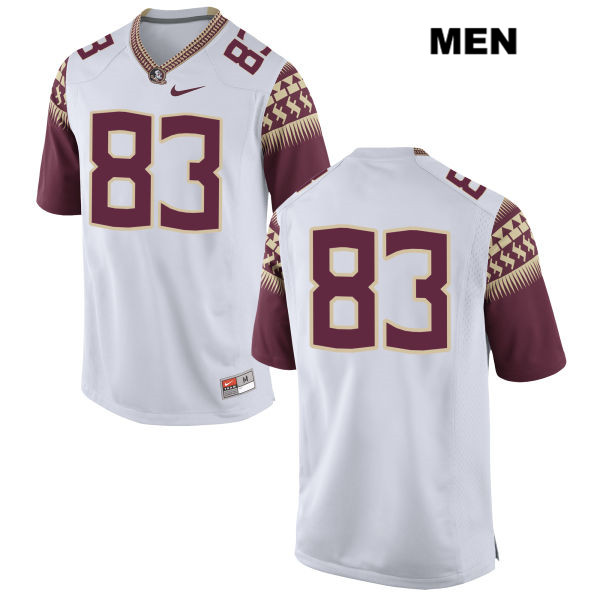 Men's NCAA Nike Florida State Seminoles #83 Jordan Young College No Name White Stitched Authentic Football Jersey GST4869QM